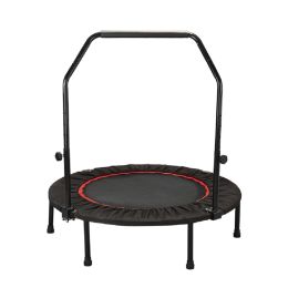 Folding Trampoline with Handle Bar Portable Safe Padded Frame Cover for Children Kids Adult Esg16230