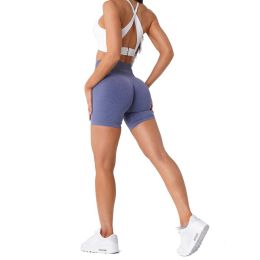 Nvgtn Seamless Pro Shorts Spandex Shorts Woman Fitness Elastic Breathable Hip-lifting Leisure Sports Running (size: S)