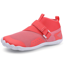 New middle help fitness sneakers outdoor beach swimming shoes couple leisure cycling shoes (Color: Pink)